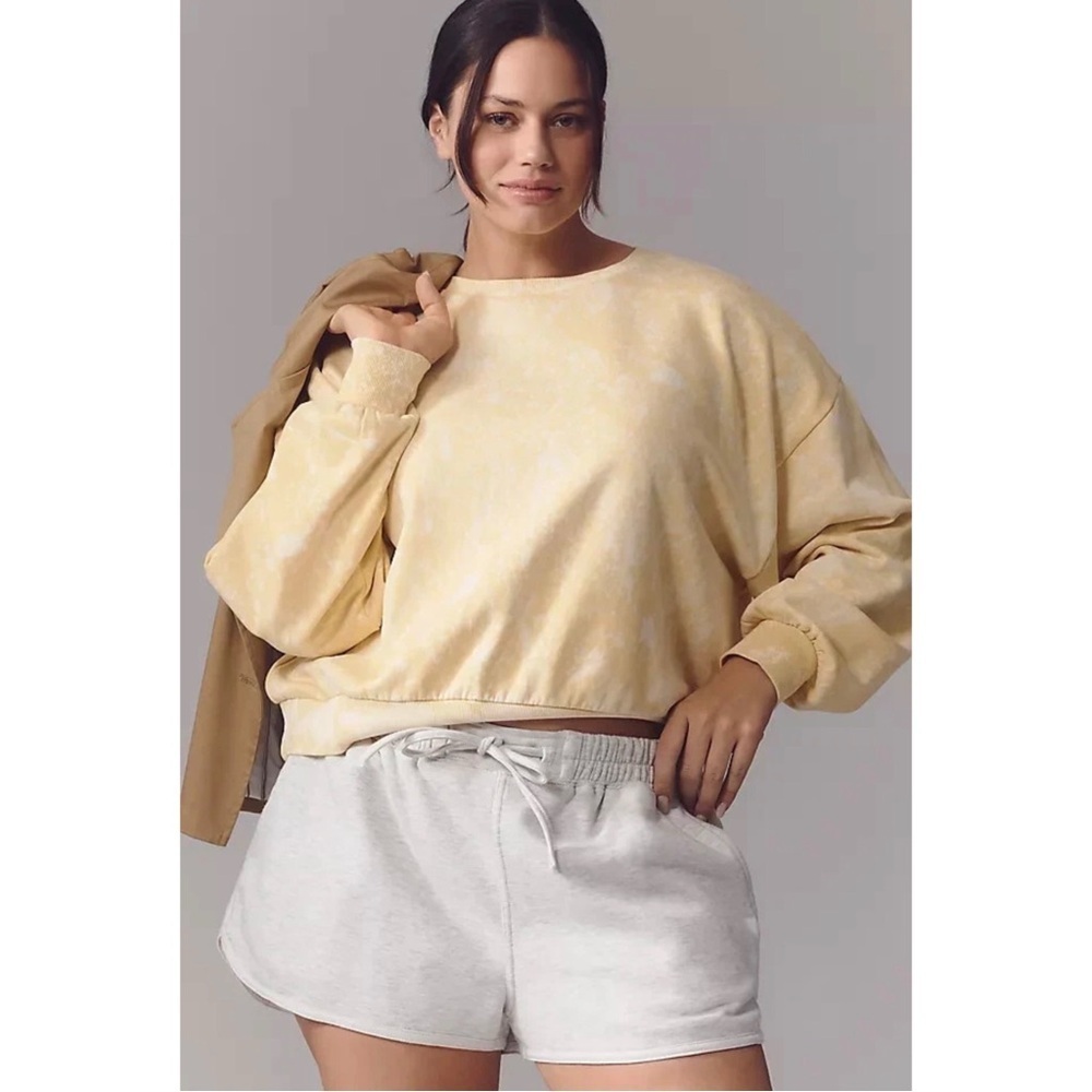 ANTHROPOLOGIE DAILY PRACTICE Athleisure Oh So Good Graphic Sweatshirt  Size L
